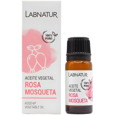 Huile végétale de rose musquée 100 % pure 10 ml Labnatur
