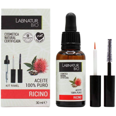 Kit 100% huile de ricin pure + mascara 30 ml Labnatur Bio Kit 100% huile de ricin pure + mascara 30 ml Labnatur Bio