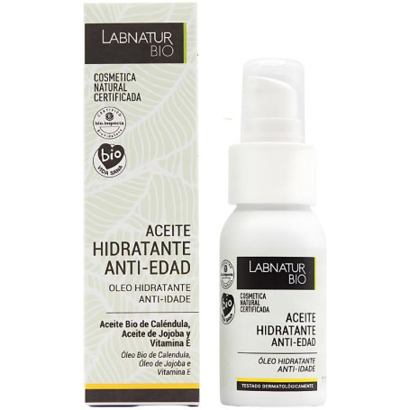 Huile hydratante anti-âge pour peaux sensibles 50 ml Labnatur Bio