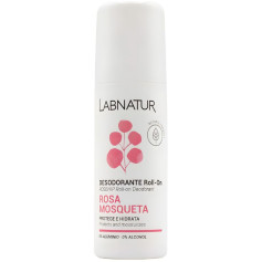 Déodorant roll-on à la rose musquée 75 ml Labnatur