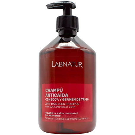 Shampoing anti-chute à base de soja et de germe de blé 500 ml Labnatur