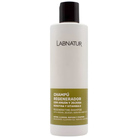 Shampoing régénérant à l&#39;argan et au jojoba avec kératine 250 ml Labnatur