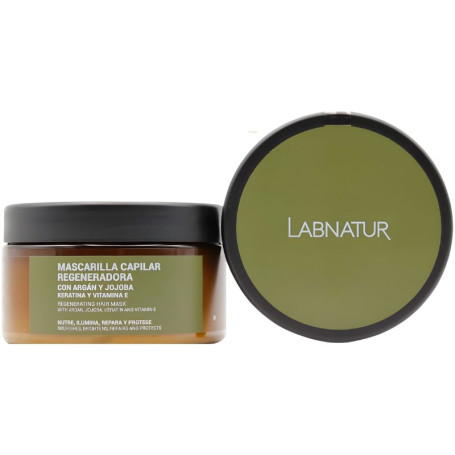 Masque capillaire à l'argan et au jojoba avec kératine 250 ml Labnatur