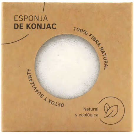 Éponge konjac naturelle Sys