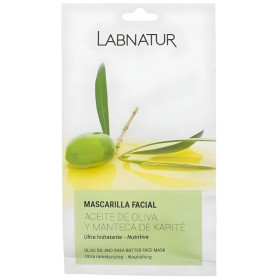 Masque visage à l&#39;huile d&#39;olive et au beurre de karité 15 ml Labnatur
