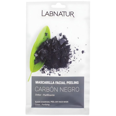 Masque exfoliant visage au charbon noir 10 ml Labnatur