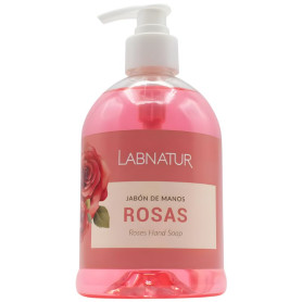 Savon pour les mains à la rose 500 ml Labnatur
