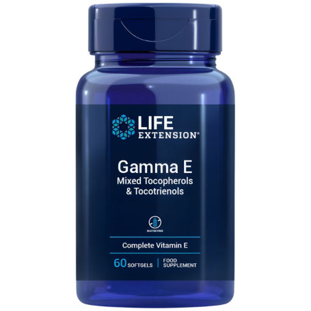 Mélange de gamma-tocophérols et de tocotriénols, 60 perles, pour une hydratation optimale.