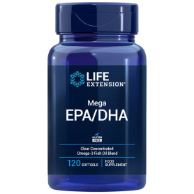 Mega EPA/DHA 120 Perles Prolongation de Vie