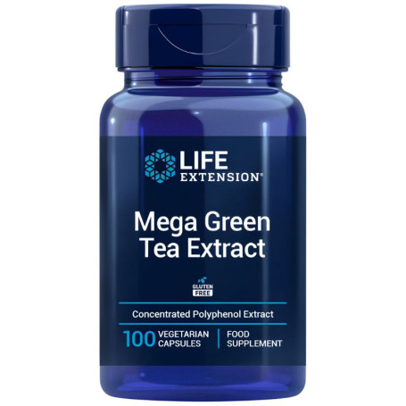 Extrait de thé vert Mega 100 capsules pour prolonger la vie