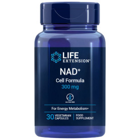 Nad+ Cell Formula 300 mg, 30 capsules, pour une vie plus longue.