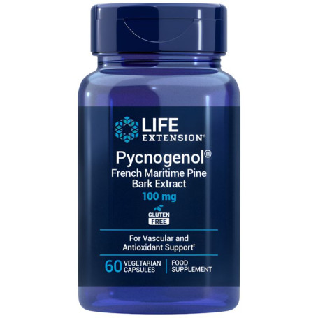 Pycnogénol 100 mg, 60 capsules, pour une vie plus longue