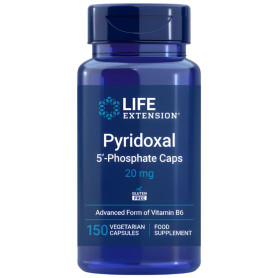 Pyridoxal 5-phosphate 20 mg, 150 gélules, Life Extension