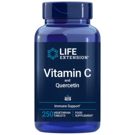 Vitamine C et quercétine 250 comprimés Life Extension