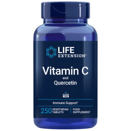 Vitamine C et quercétine 250 comprimés Life Extension
