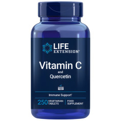 Vitamine C et quercétine 250 comprimés Life Extension