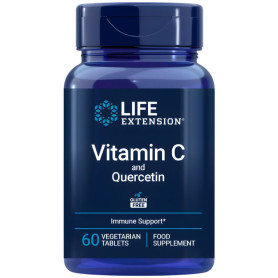 Vitamine C et quercétine 60 comprimés Life Extension
