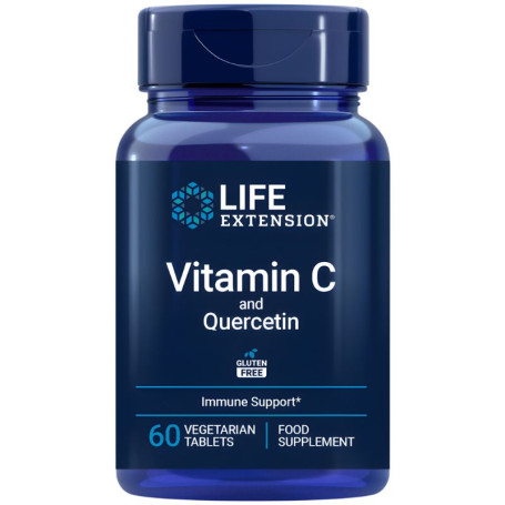 Vitamine C et quercétine 60 comprimés Life Extension