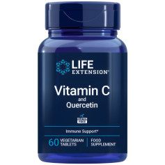 Vitamine C et quercétine 60 comprimés Life Extension