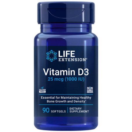 Vitamine D3 25 mcg 1000 UI 90 capsules Life Extension