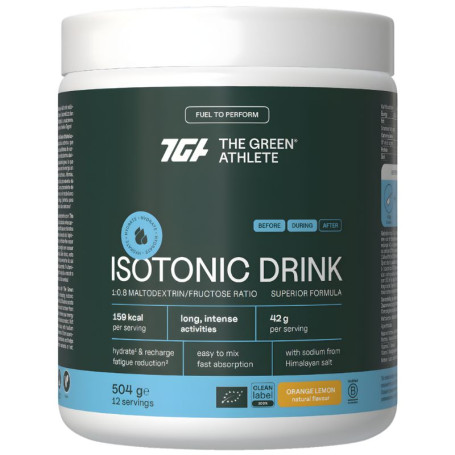 Boisson isotonique aromatisée orange-citron The Green Athlete 504 g