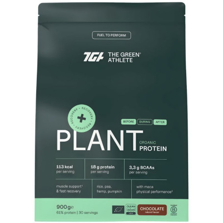 Protéines végétales saveur chocolat 900 g The Green Athlete