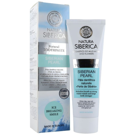 Dentifrice Naturel aux Perles de Sibérie 100g Natura Siberica