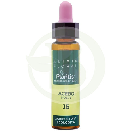 Élixir floral 15 houx 10Ml. Plantis