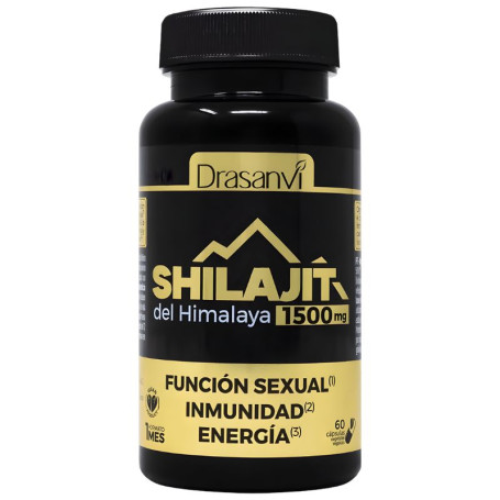 Shilajit de l&#39;Himalaya 60 Gélules Drasanvi
