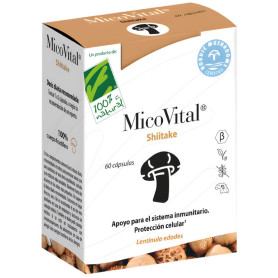 Micovital Shiitake 60 Gélules 100% Naturelles