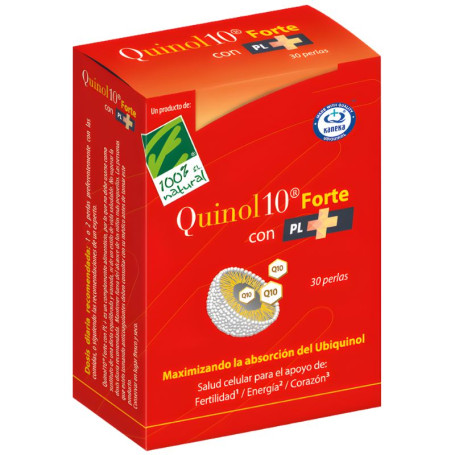 Quinol10 Forte avec Pl+ 30 Perles 100% Naturelles