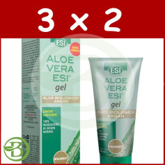 Gel d&#39;aloe vera à l&#39;huile d&#39;argan Esi, lot de 3 x 2, 200 ml