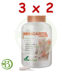 Pack 3x2 Mincartil (antiguo reforzado) 180 Tabletas Soria Natural