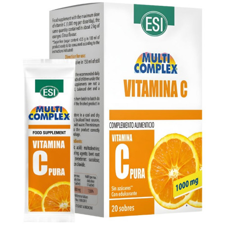 Poudre de vitamine C 1000 mg, 20 sachets Esi