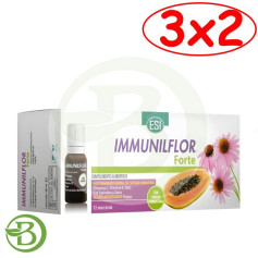 Lot de 3 x 2 Immunilflor Forte Mini Boisson 12 flacons Esi