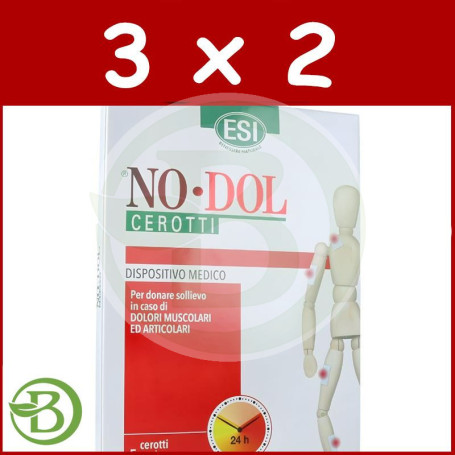 Pack 3x2 Nodol Parche Cervical 5 Unidades Esi