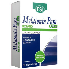 Mélatonine pure à libération prolongée 1,9 mg, 30 microcomprimés Esi
