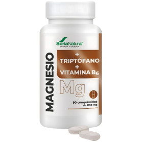 Magnésium + Tryptophane + Vitamine B6 90 comprimés Soria Naturel