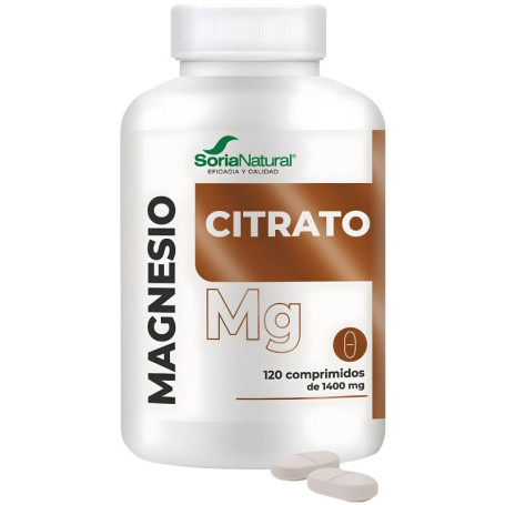 Citrate de magnésium 120 comprimés Soria Naturel