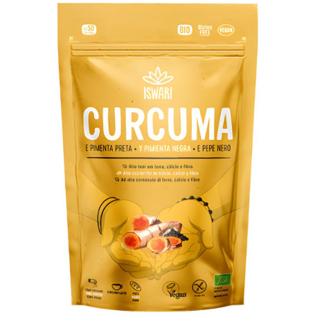 Curcuma et poivre noir 150g Iswari
