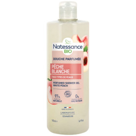 Gel douche Natessance Pêche Blanche 500 ml