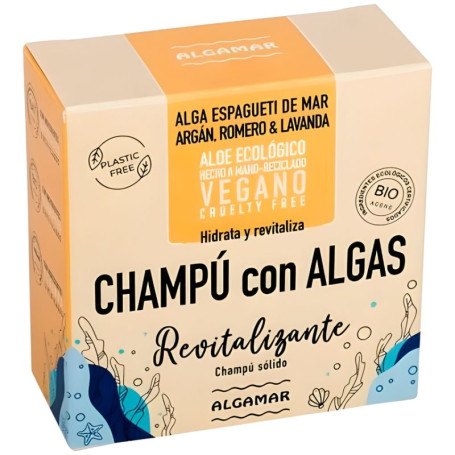 Shampoing solide revitalisant Algamar aux algues 100 g