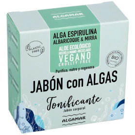 Savon corporel solide tonifiant Algamar aux algues 100 g