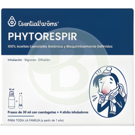 Phytorespir 30Ml. avec les inhalateurs Esential Aroms