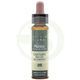 ELIXIR FLORAL 25 CASTAÑO ROJO 10ML PLANTIS