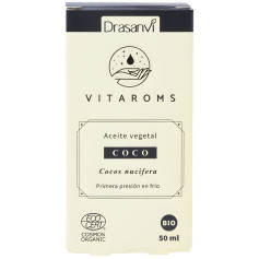 Huile végétale de coco (première pression à froid) 50 ml Drasanvi