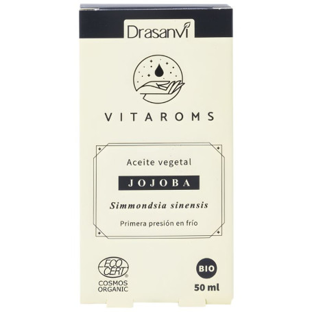 Huile végétale de jojoba (première pression à froid) 50 ml Drasanvi