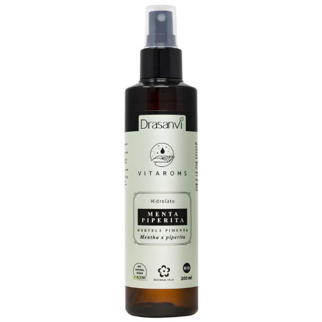 Hydrolat de menthe poivrée Bio Vitaroms 200 ml Drasanvi