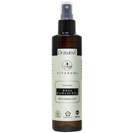 Hydrolat de rose de Damas bio Vitaroms 200 ml Drasanvi