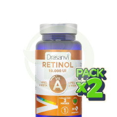 Pack 2x Vitamina a Retinol 90 Comprimidos Drasanvi